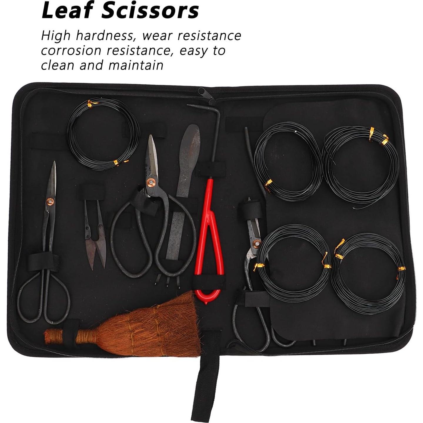 Juego de Herramientas para Bonsai Topyond 12 PCS Acero al Carbono