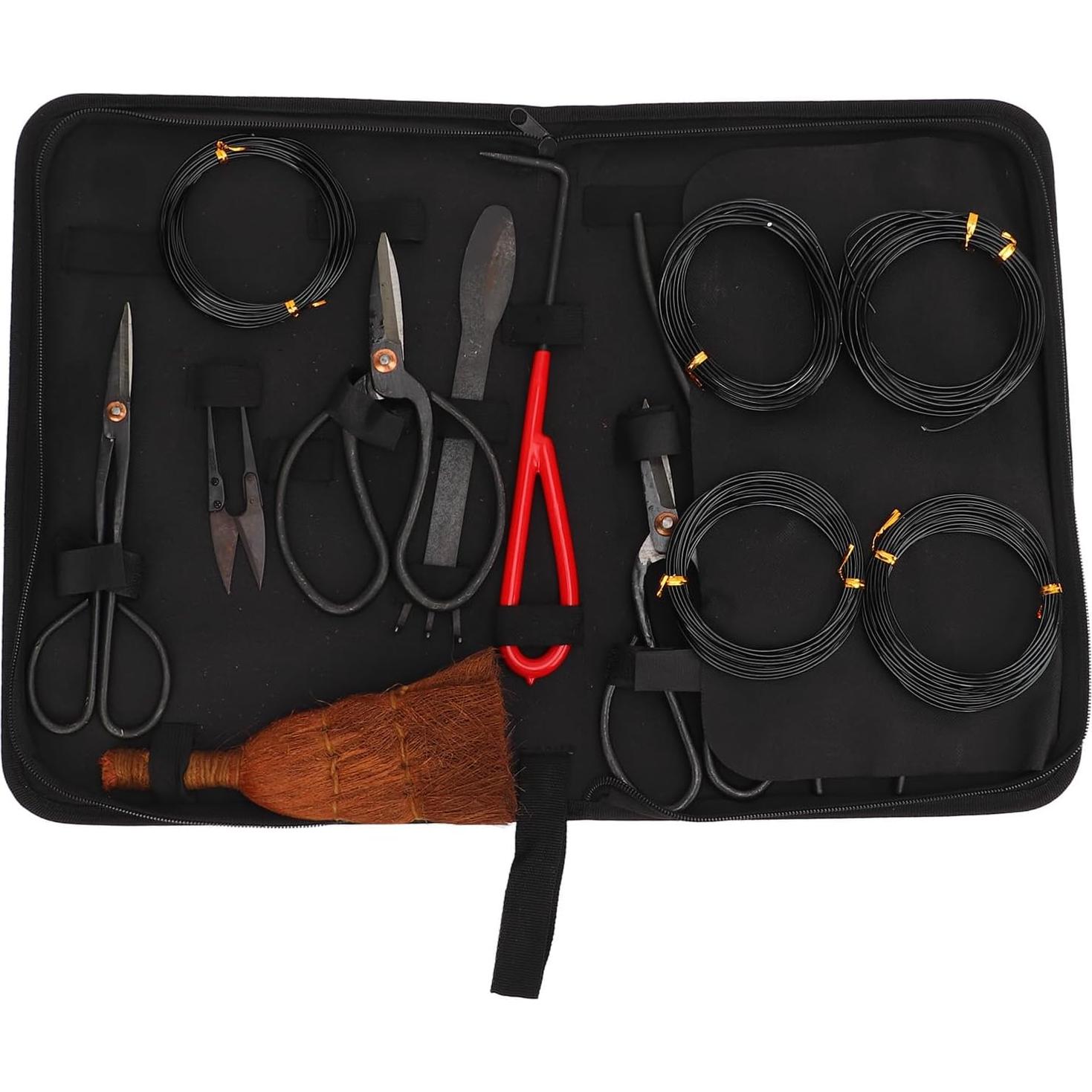 Juego de Herramientas para Bonsai Topyond 12 PCS Acero al Carbono