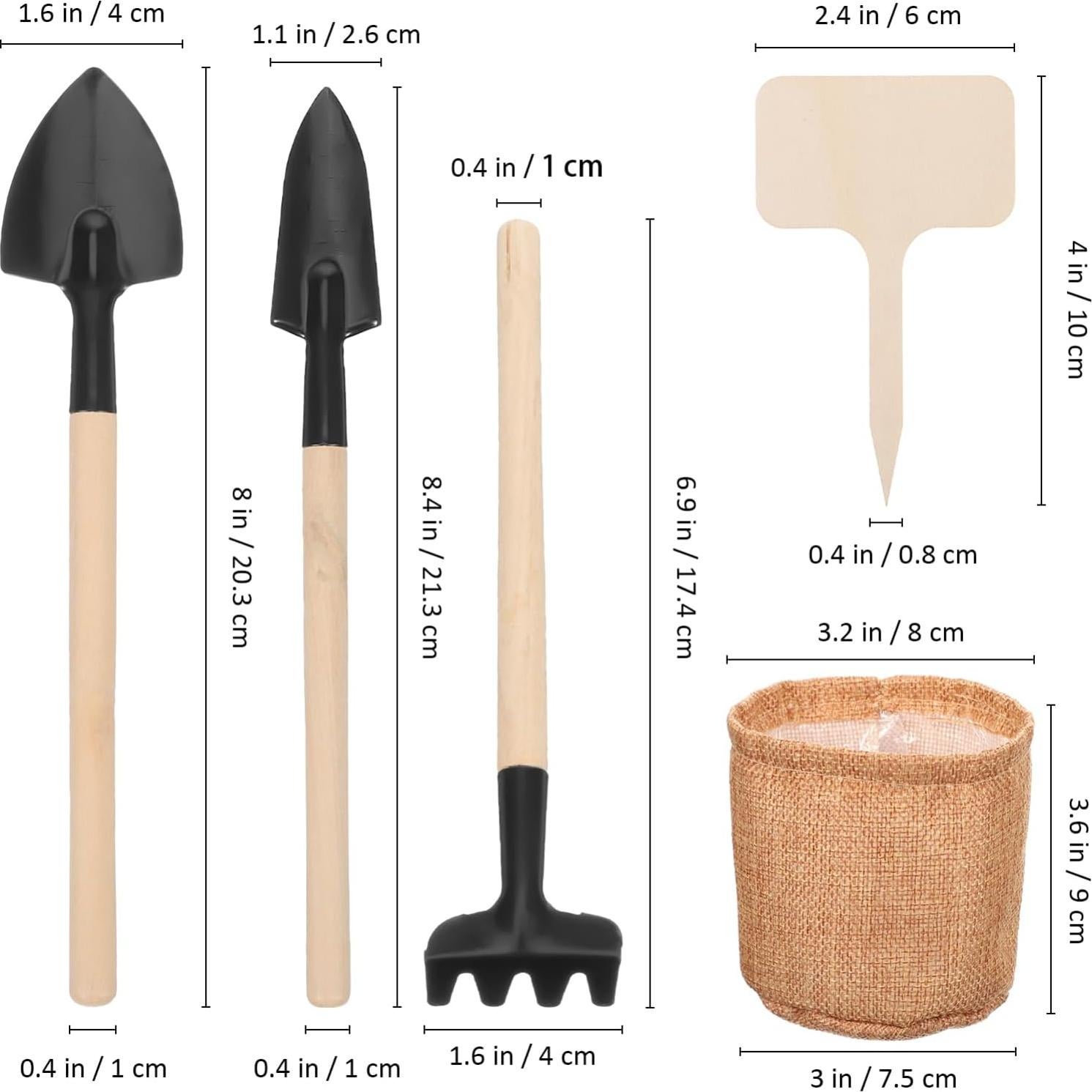 Conjunto de Herramientas de Jardinería IMIKEYA 11 Piezas para Bonsái