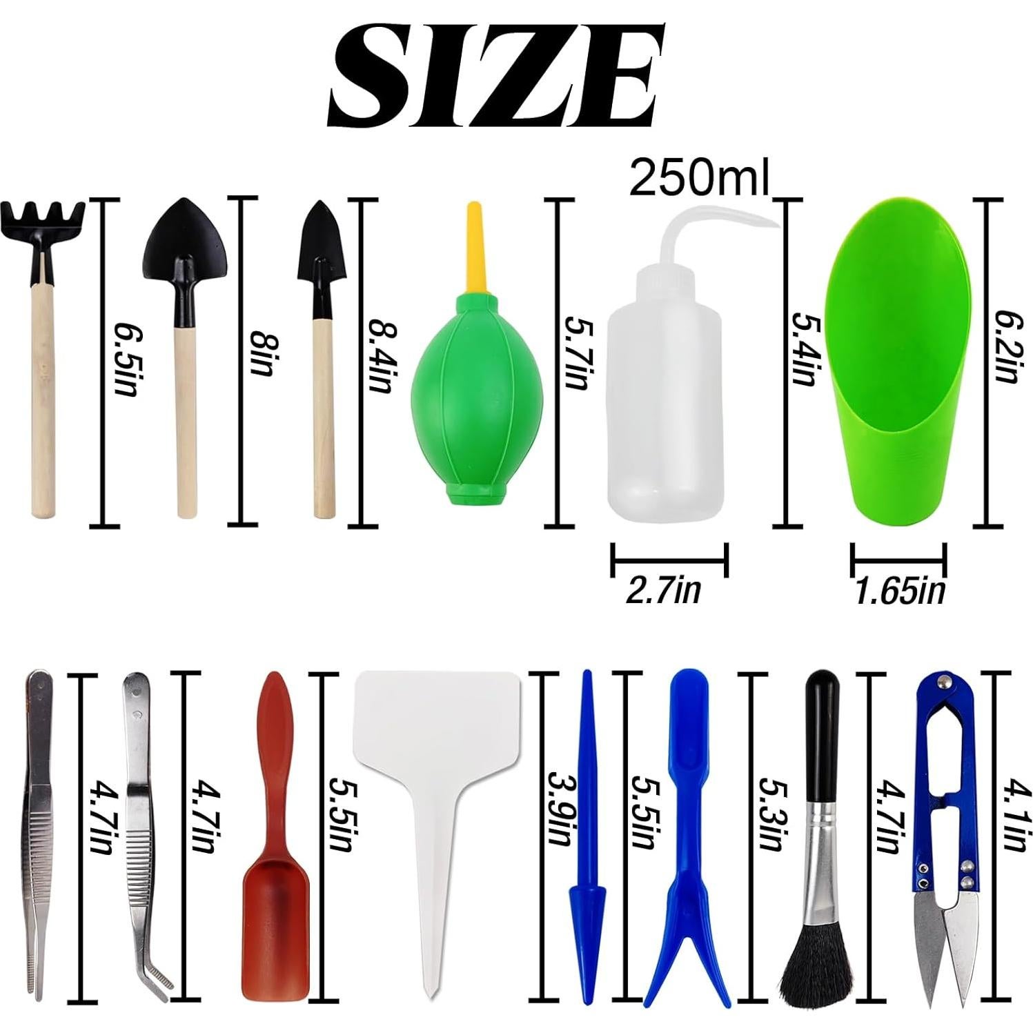 Juego de Herramientas para Suculentas GXXMEI 20 Piezas
