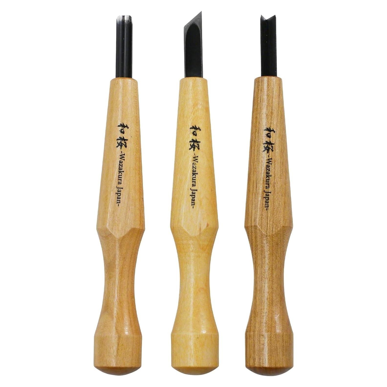 Kit de Cinceles para Bonsai Wazakura 3PCS - Hecho en Japón