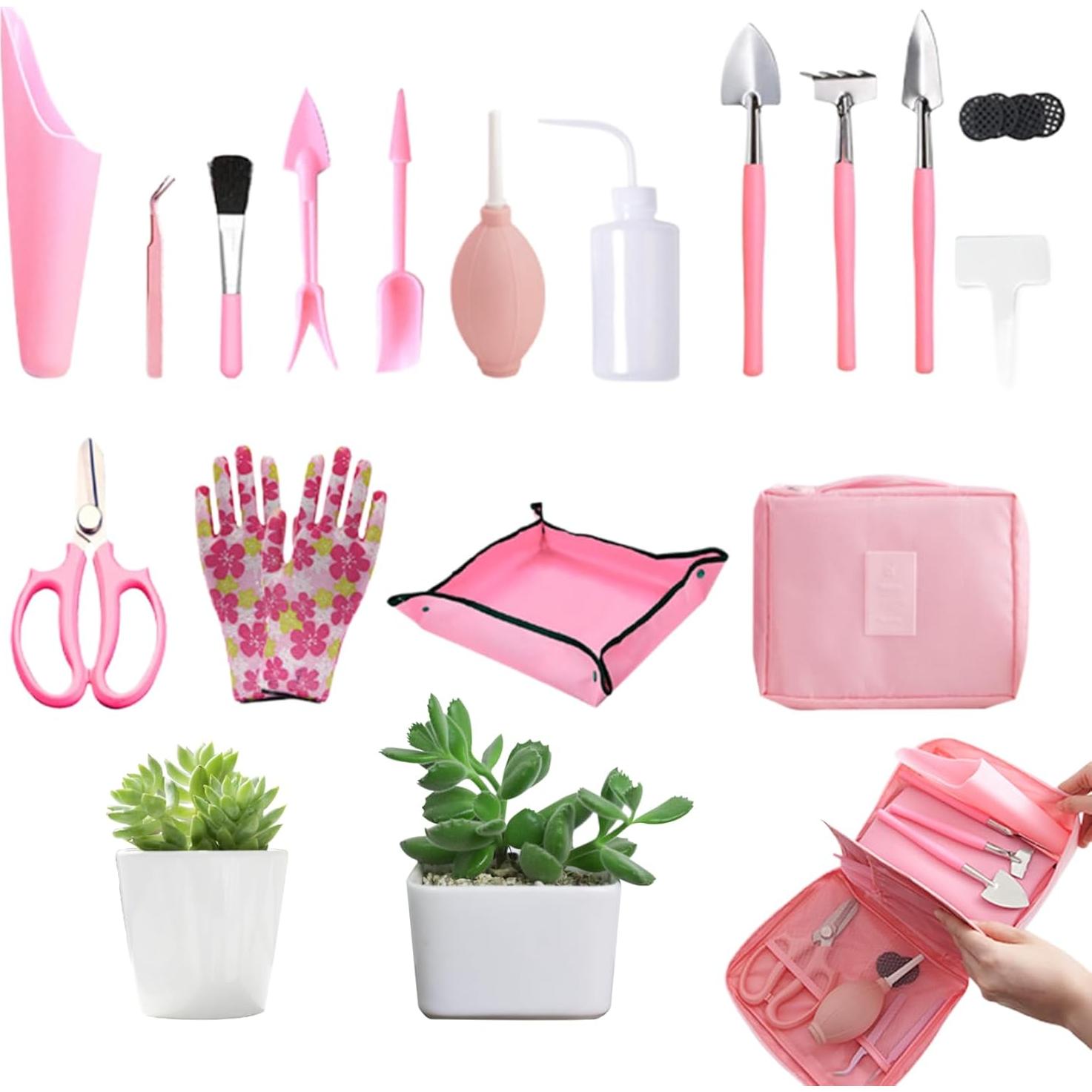 Kit de Herramientas para Suculentas 16 Piezas Huraoerrrr