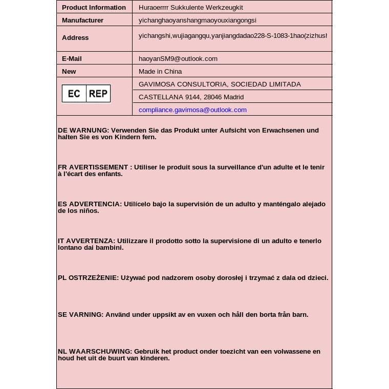 Kit de Herramientas para Suculentas 16 Piezas Huraoerrrr