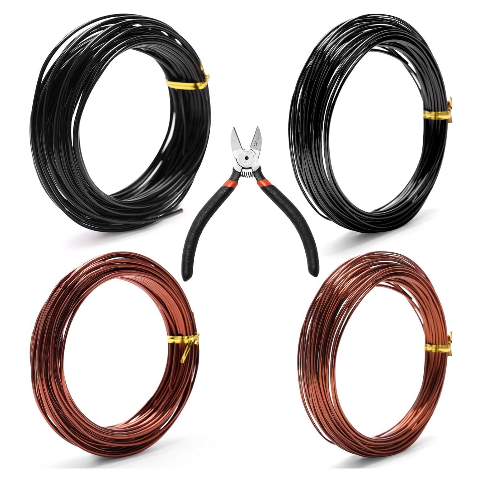 Kit de Alambre para Bonsai Zhaoyao con Cortador 1-2 mm