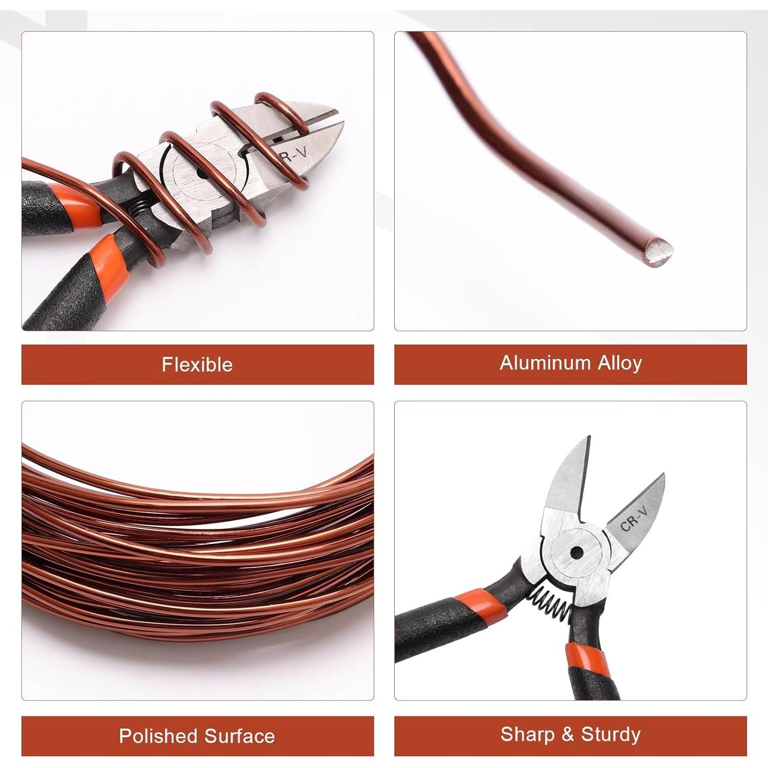 Kit de Alambre para Bonsai Zhaoyao con Cortador 1-2 mm