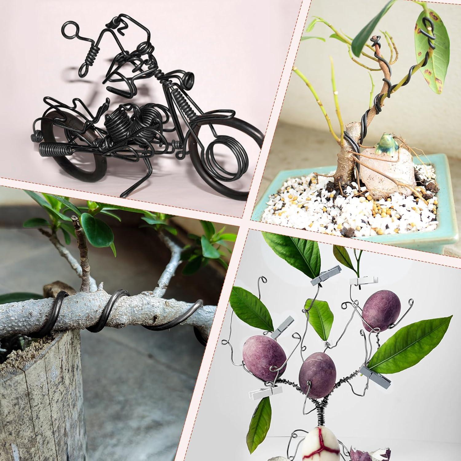 Kit de Alambre para Bonsai Zhaoyao con Cortador 1-2 mm