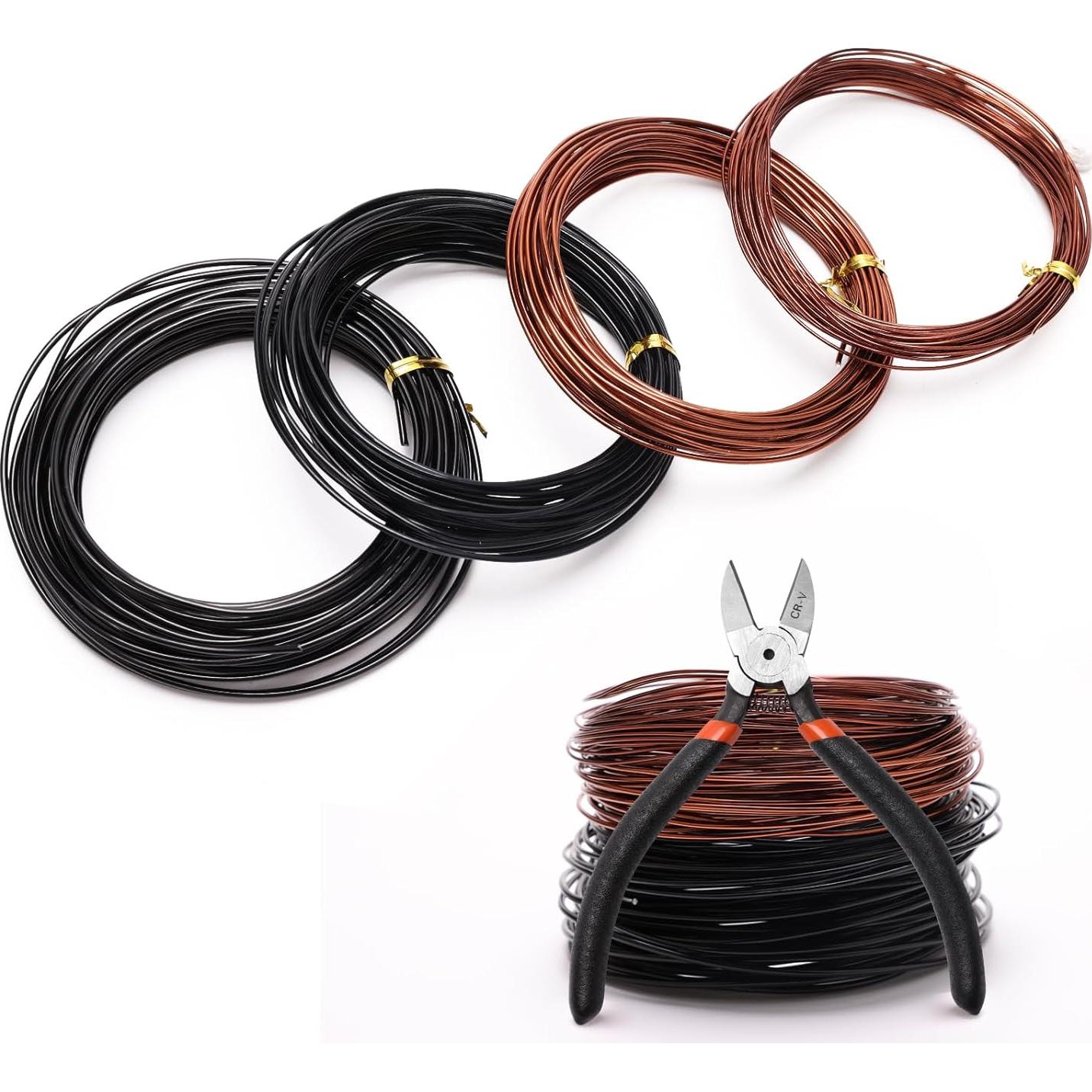 Kit de Alambre para Bonsai Zhaoyao con Cortador 1-2 mm