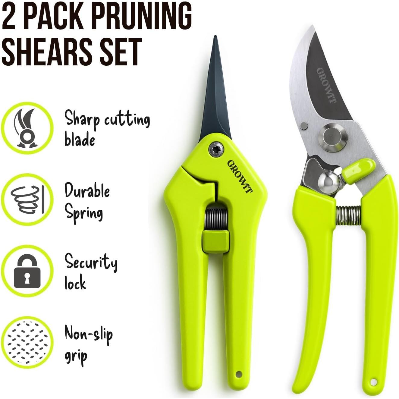 Juego de Tijeras de Podar Craft911 - Acero Inoxidable 17.78 cm