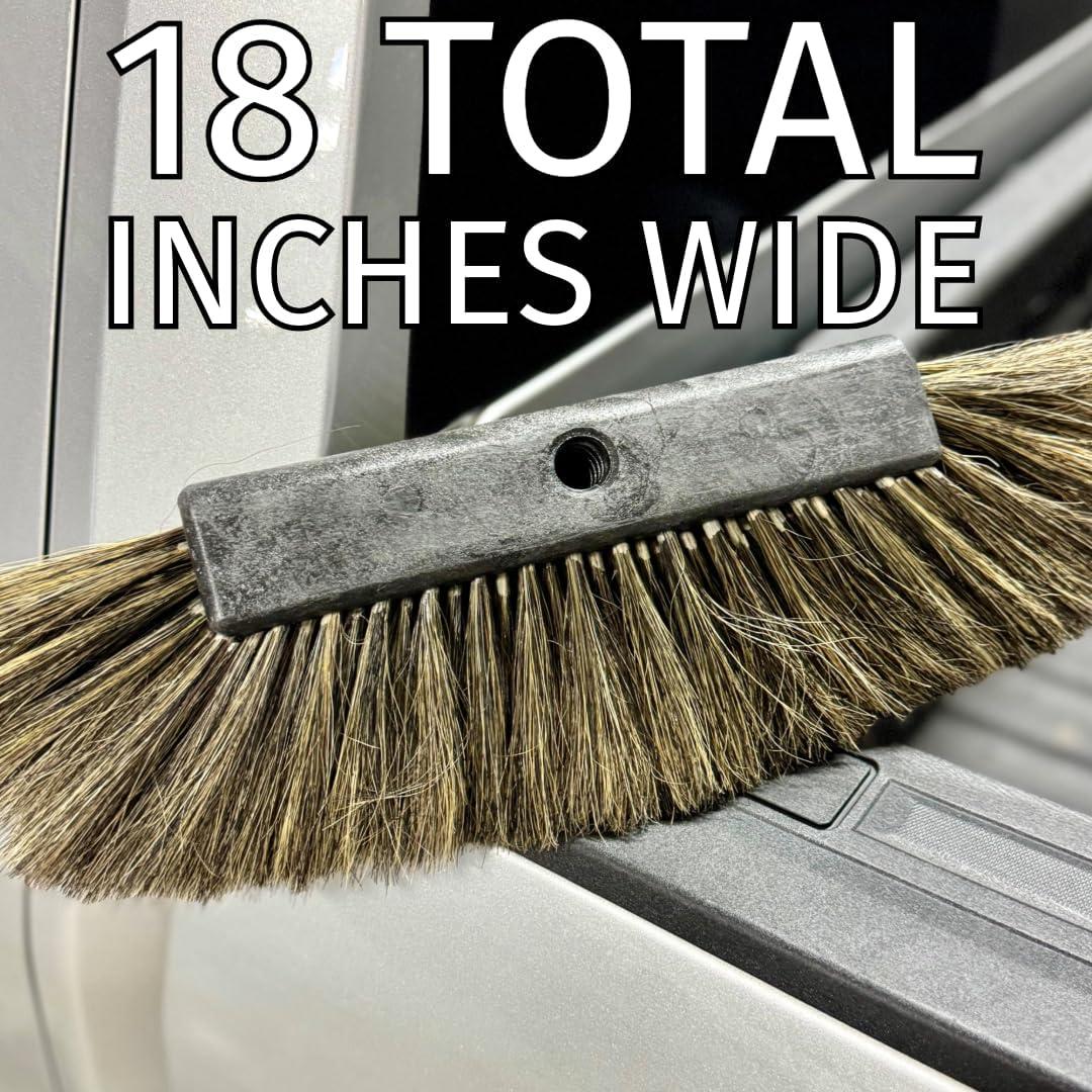 Cepillo de Lavado de Pelo de Jabalí Autogeek Tri-Angulo 45.72cm