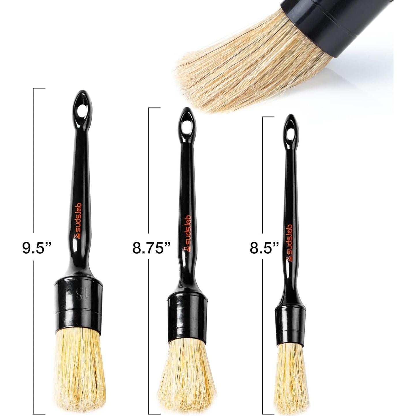 Kit de Cepillos Premium Suds Lab 3 Pack - Sin Rayones