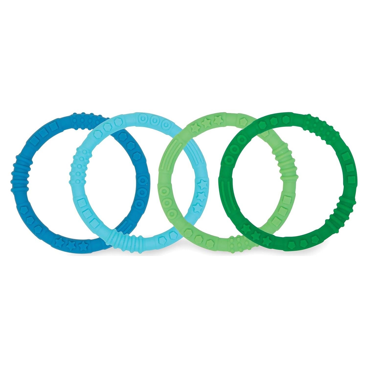 Anillos de Masticar para Bebés Bumkins - Silicona 100% Segura