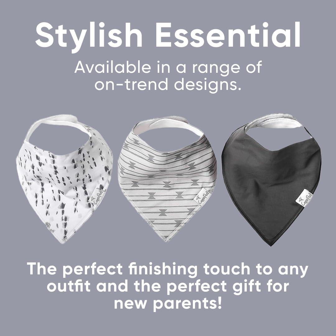 Copper Pearl Paquete de 6 Baberos de Algodón Suave Unisex