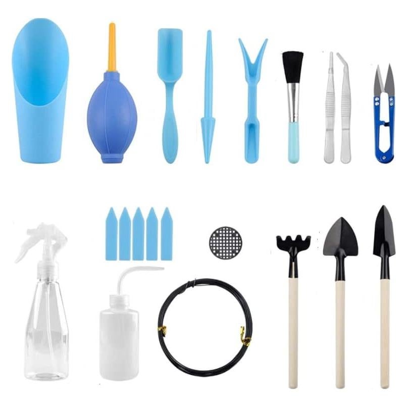 Kit de Herramientas de Jardinería 17 Piezas JINLYXHUI