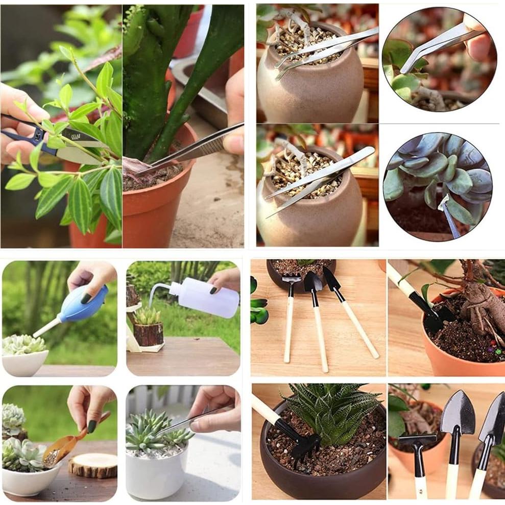 Kit de Herramientas de Jardinería 17 Piezas JINLYXHUI