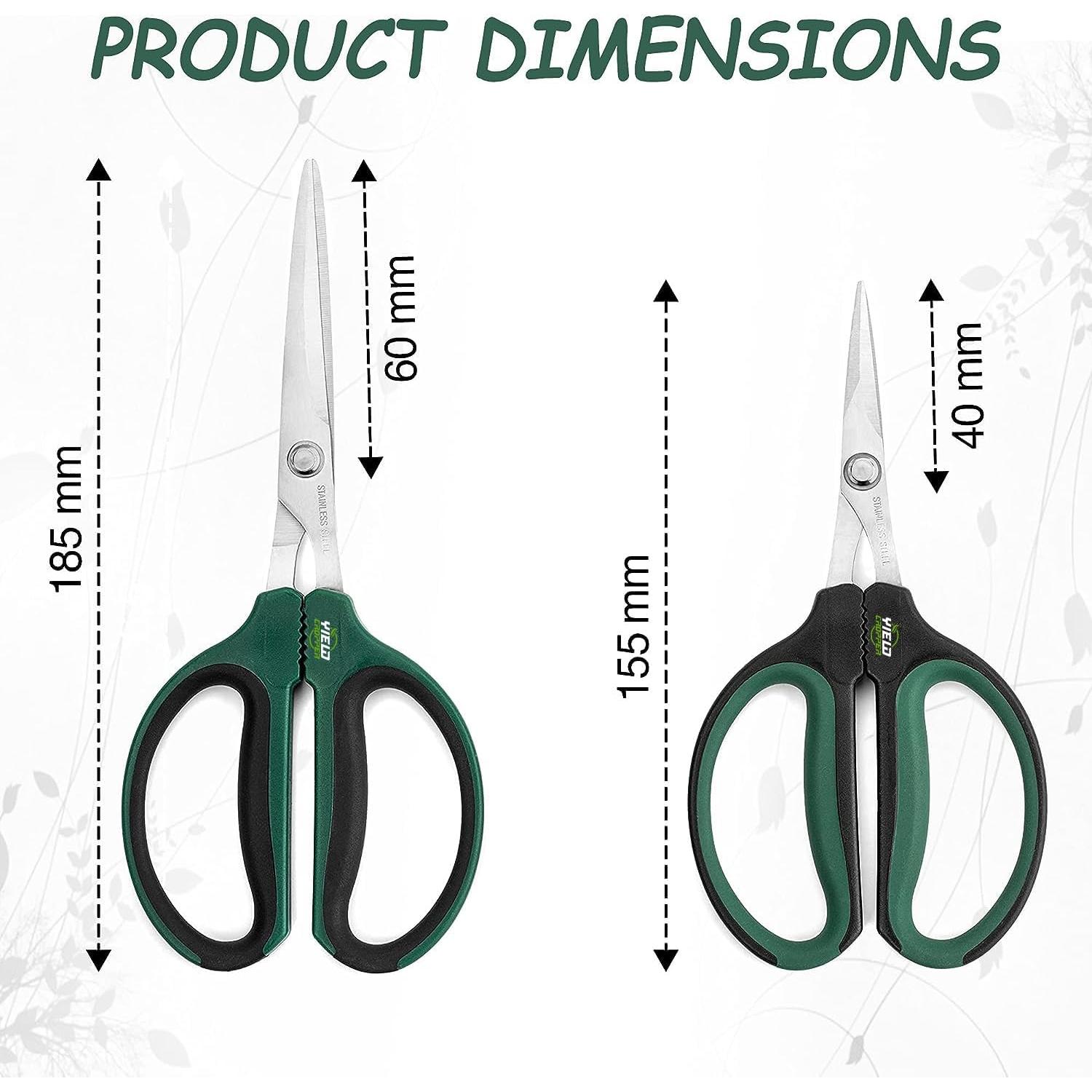 Juego de Tijeras de Poda YIELDCROPPER 2 Piezas Acero Inoxidable