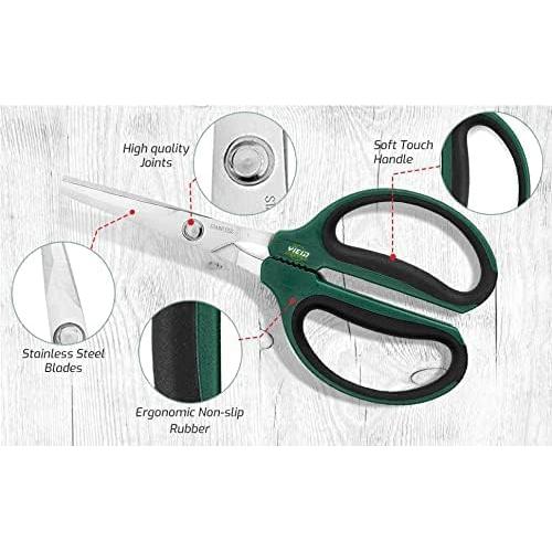 Juego de Tijeras de Poda YIELDCROPPER 2 Piezas Acero Inoxidable