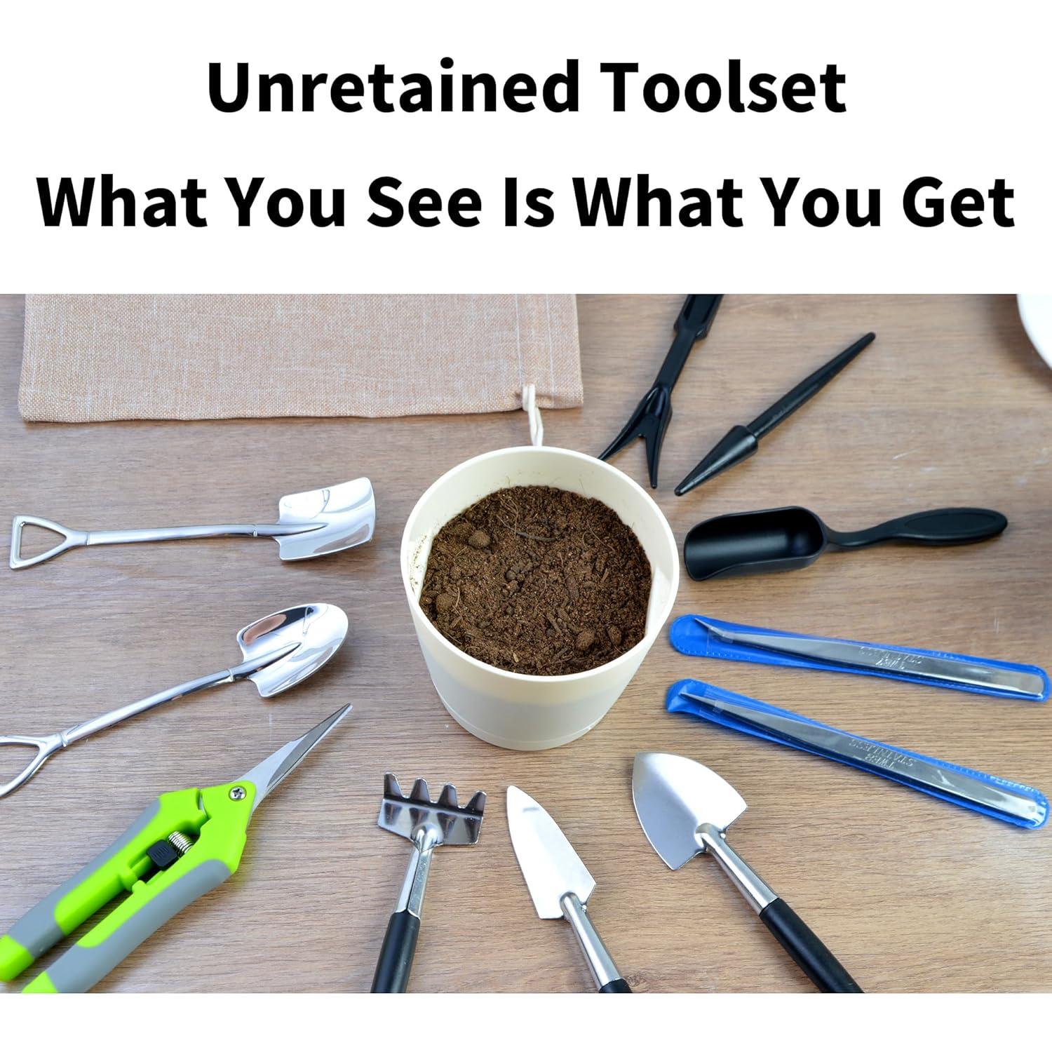 Juego de Herramientas para Suculentas 12 PZS Haoyahua - Cuidado de Plantas