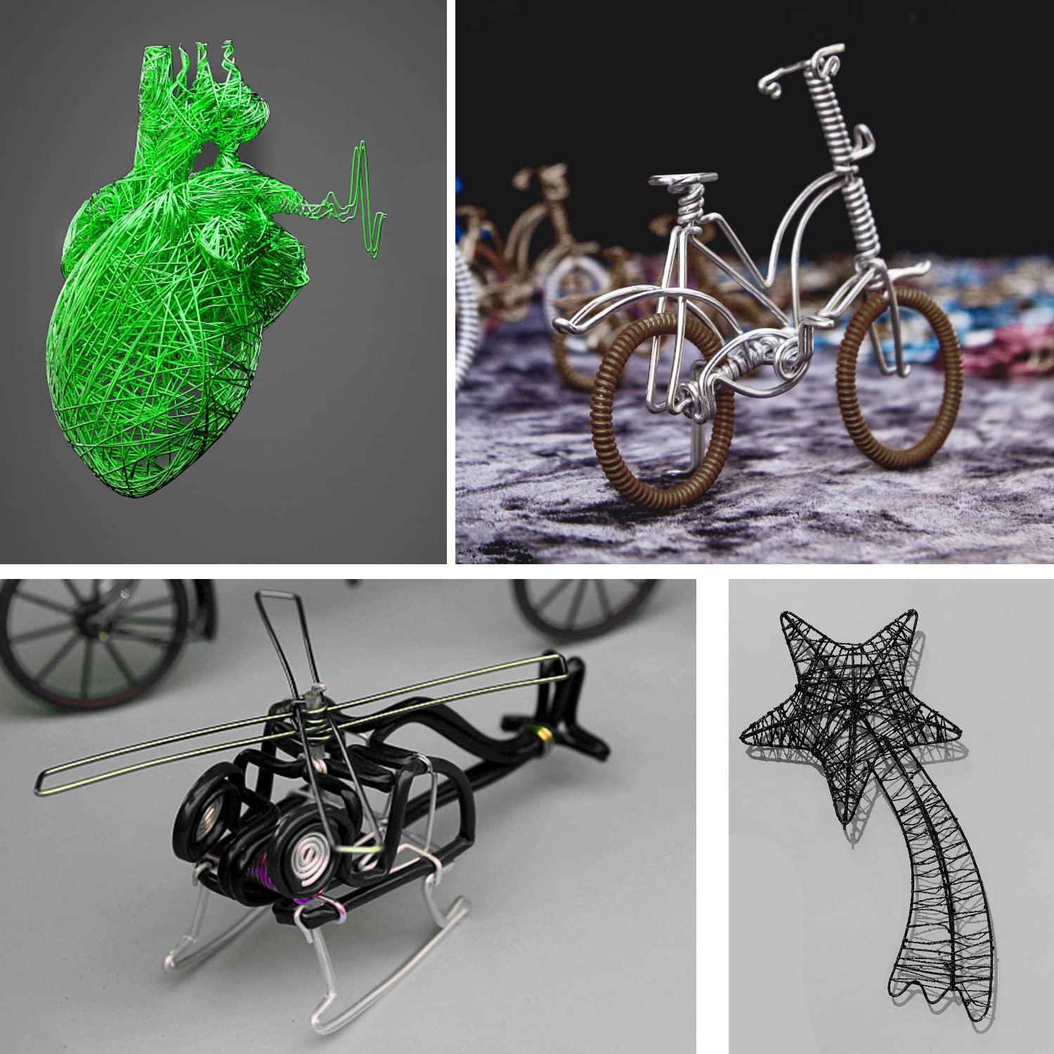 Kit de Herramientas para Bonsai Sanlykate con Cortador y 5 Rollos de Alambre de 50m