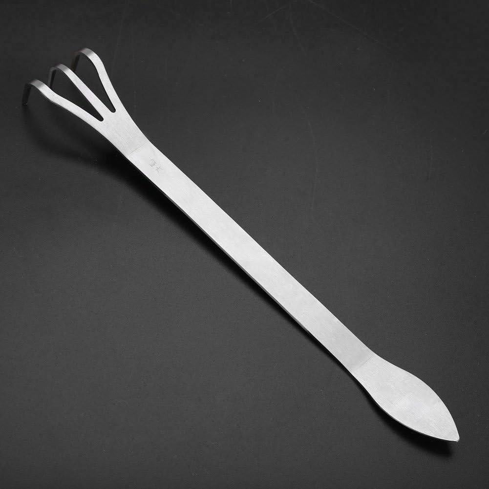 Pala de Jardín Eboxer de 3 Puntas de Acero Inoxidable