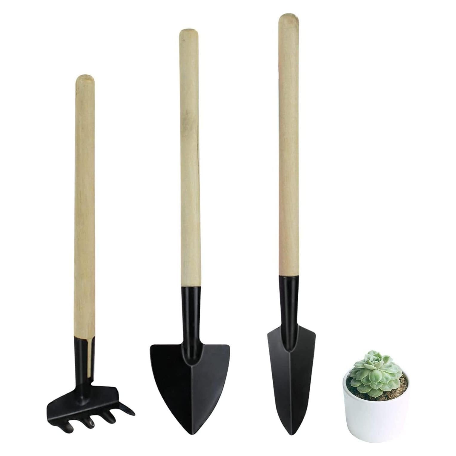 Juego de Herramientas de Jardinería Wishlotus 3 Piezas