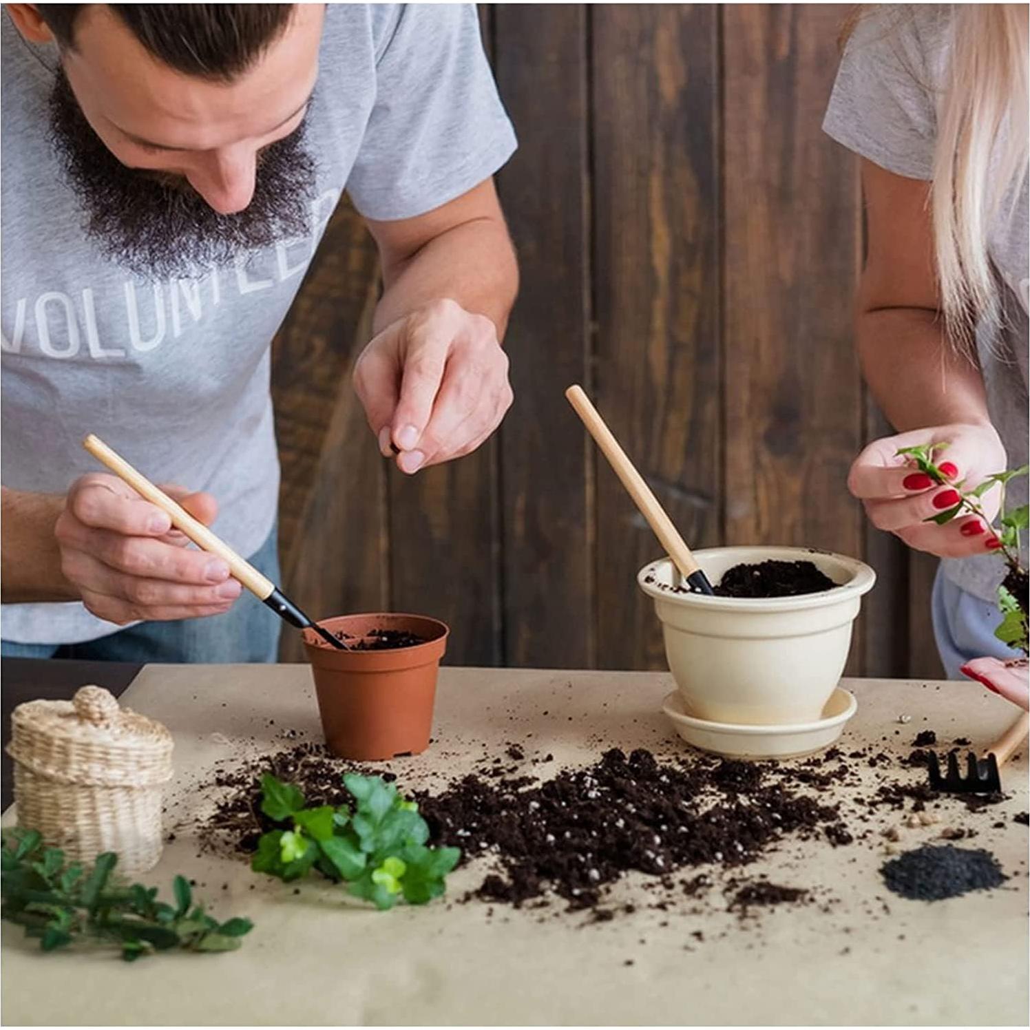 Juego de Herramientas de Jardinería Wishlotus 3 Piezas