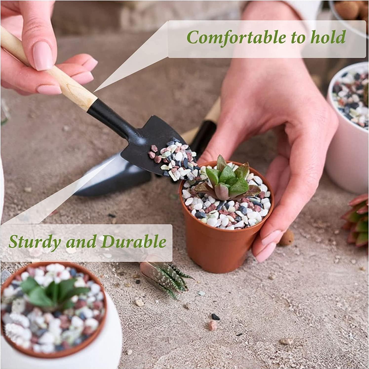 Juego de Herramientas de Jardinería Wishlotus 3 Piezas