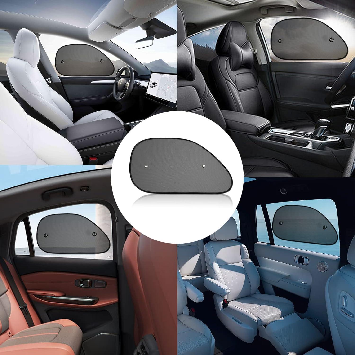 Paquete de 2 Sombrillas Universales Vrasly para Ventanas de Auto