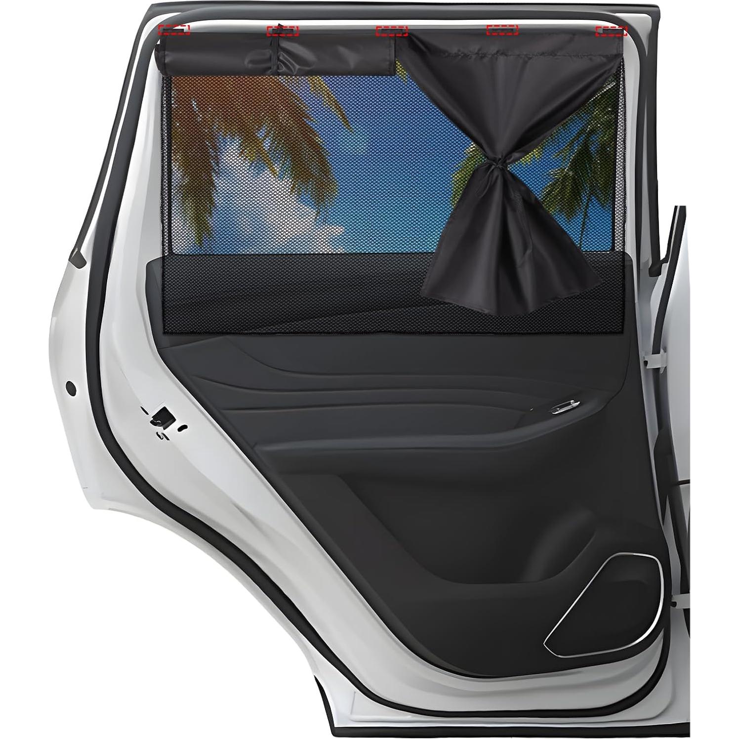 Sombrillas para Ventanas de Auto ZATOOTO Doble Capa 68x45cm