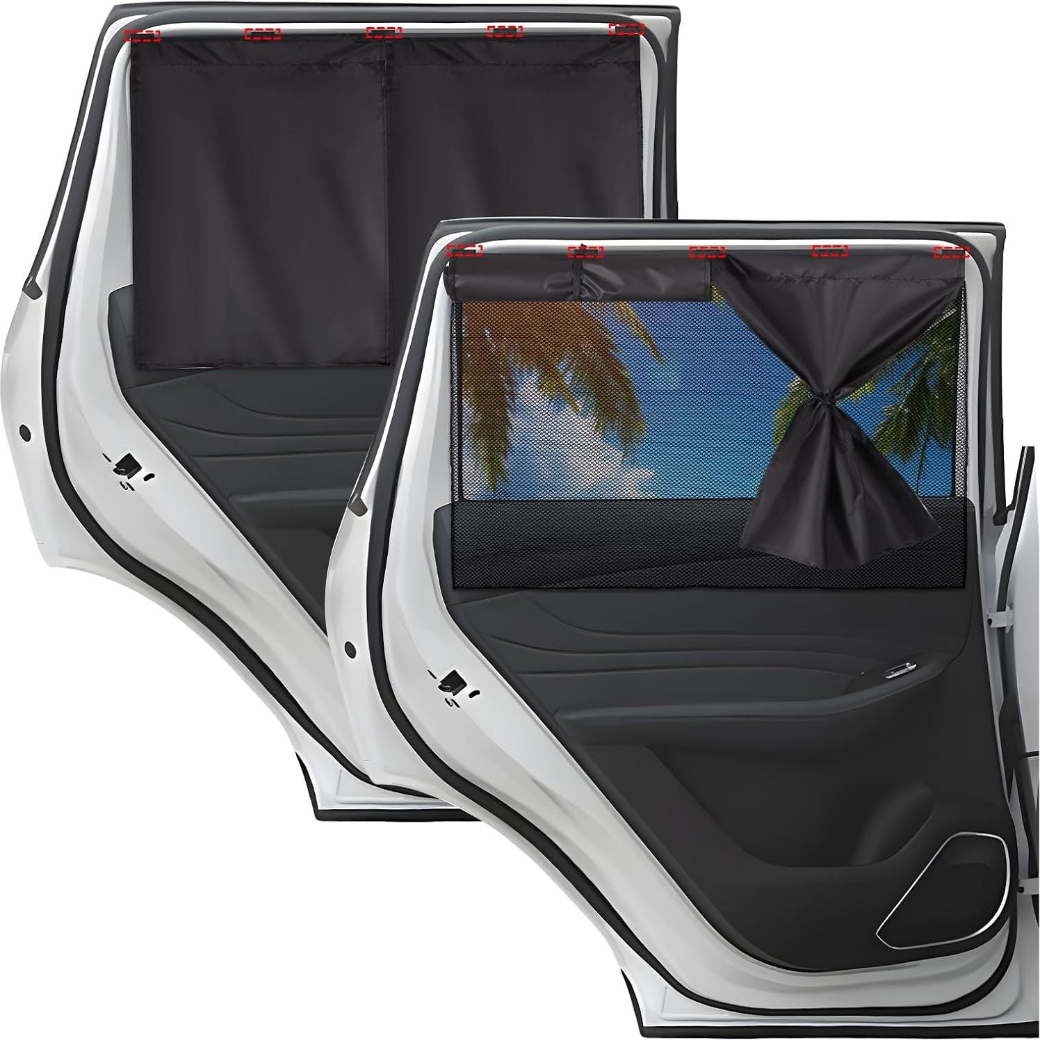 Sombrillas para Ventanas de Auto ZATOOTO Doble Capa 68x45cm