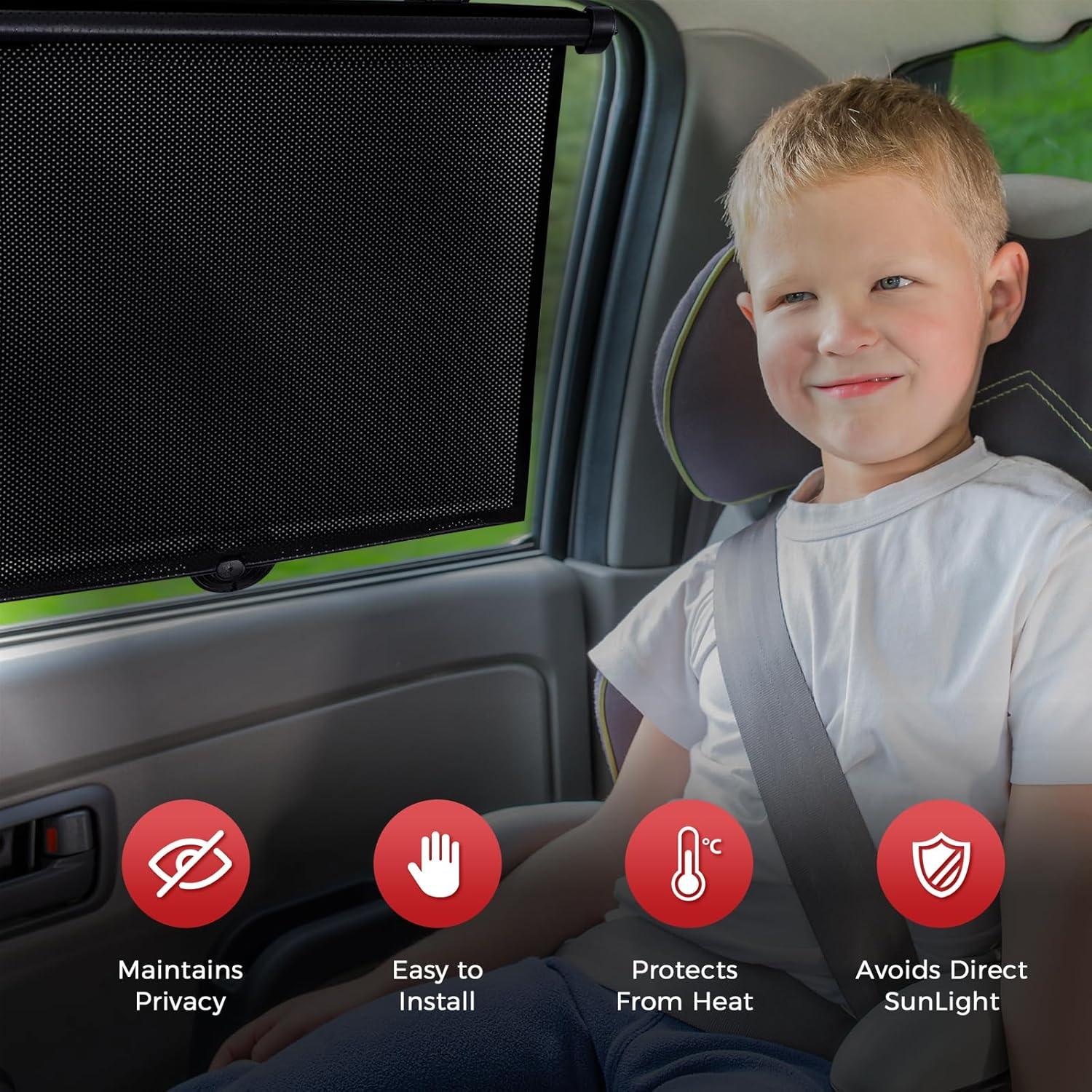 Cortina Solar PLTCAT para Ventana Lateral de Auto 40.6x45.7cm