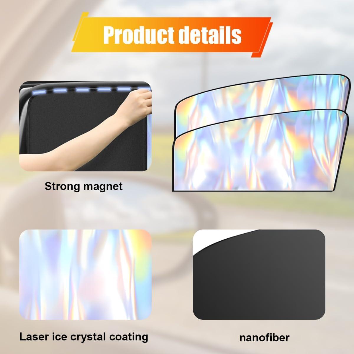 Cortina de Sombra Lateral Auto DUSCOKE 48.4x86cm UV Magnética