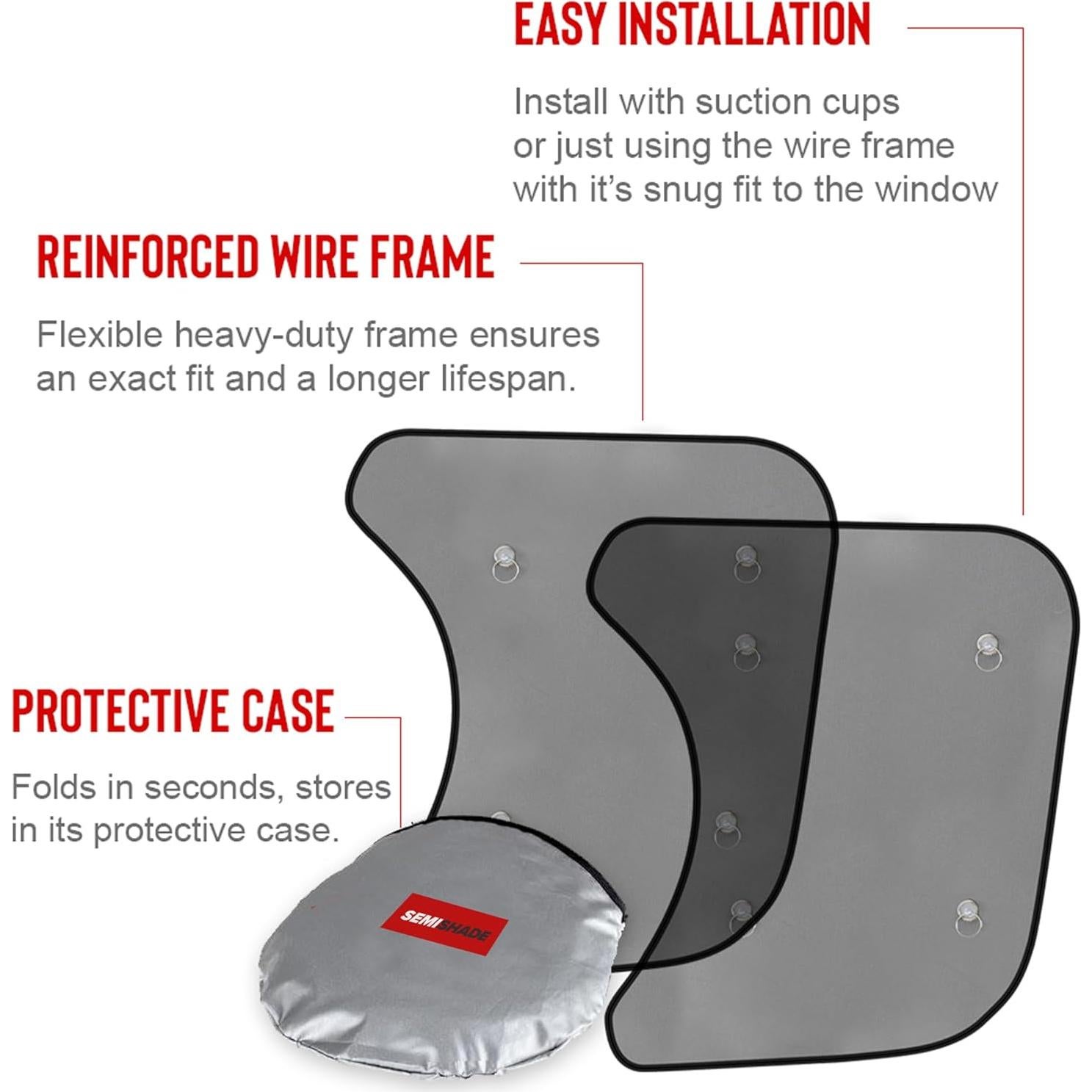 Protector Solar para Ventana Lateral Freightliner Cascadia