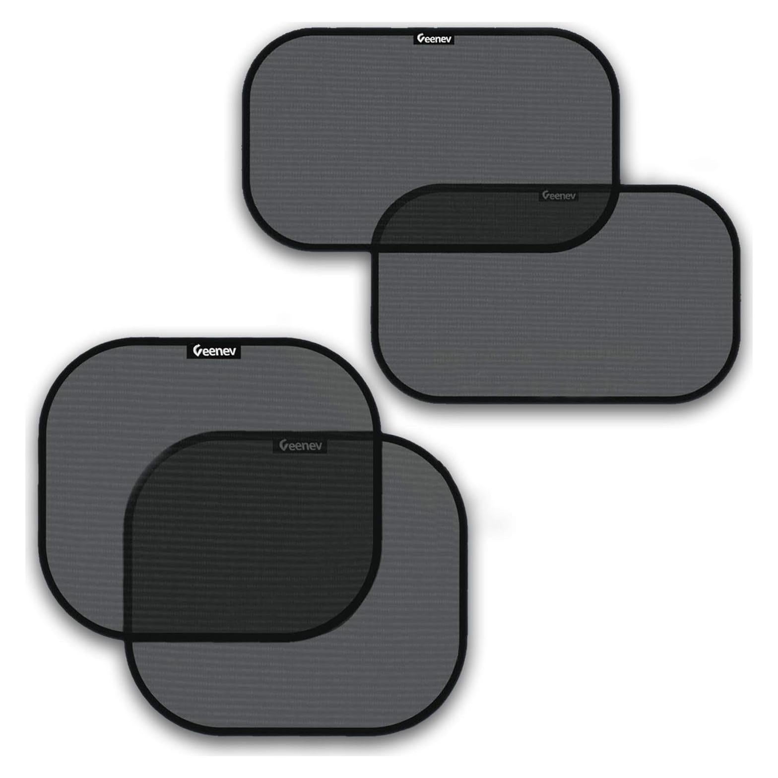 Sombrillas para Ventanas Laterales y Traseras Auto Ahishfoneya - Paquete de 4