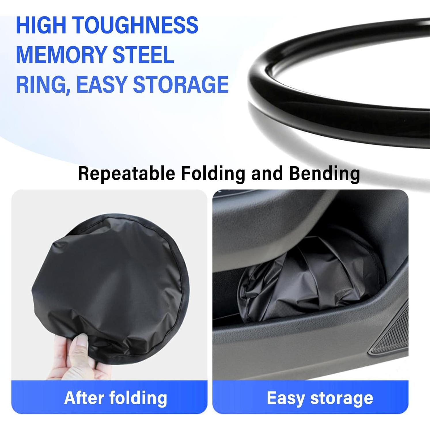 Sombrillas para Ventana Lateral 4 PCS 100% Oscurecimiento UV