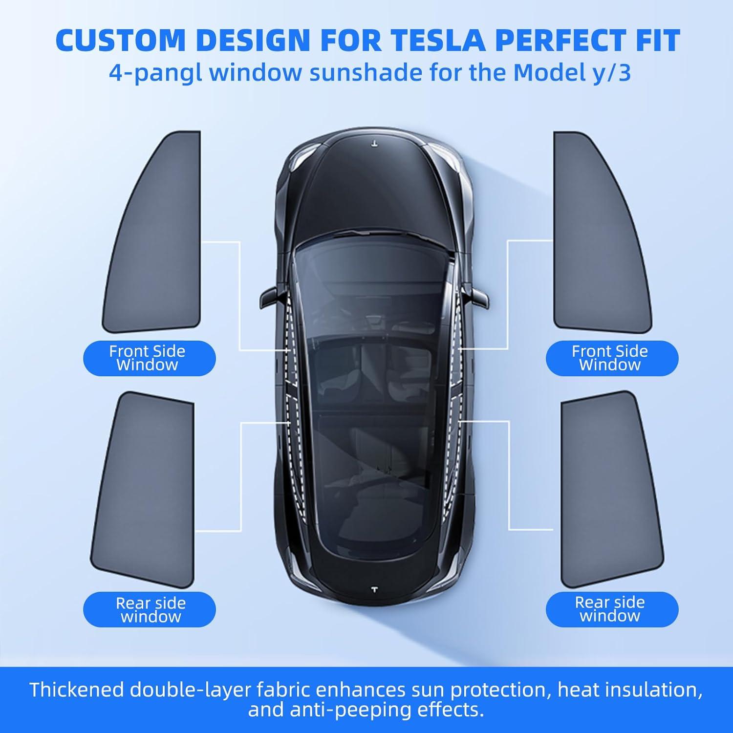 Toldo Magnético para Ventana Lateral Tesla Model 3 2025