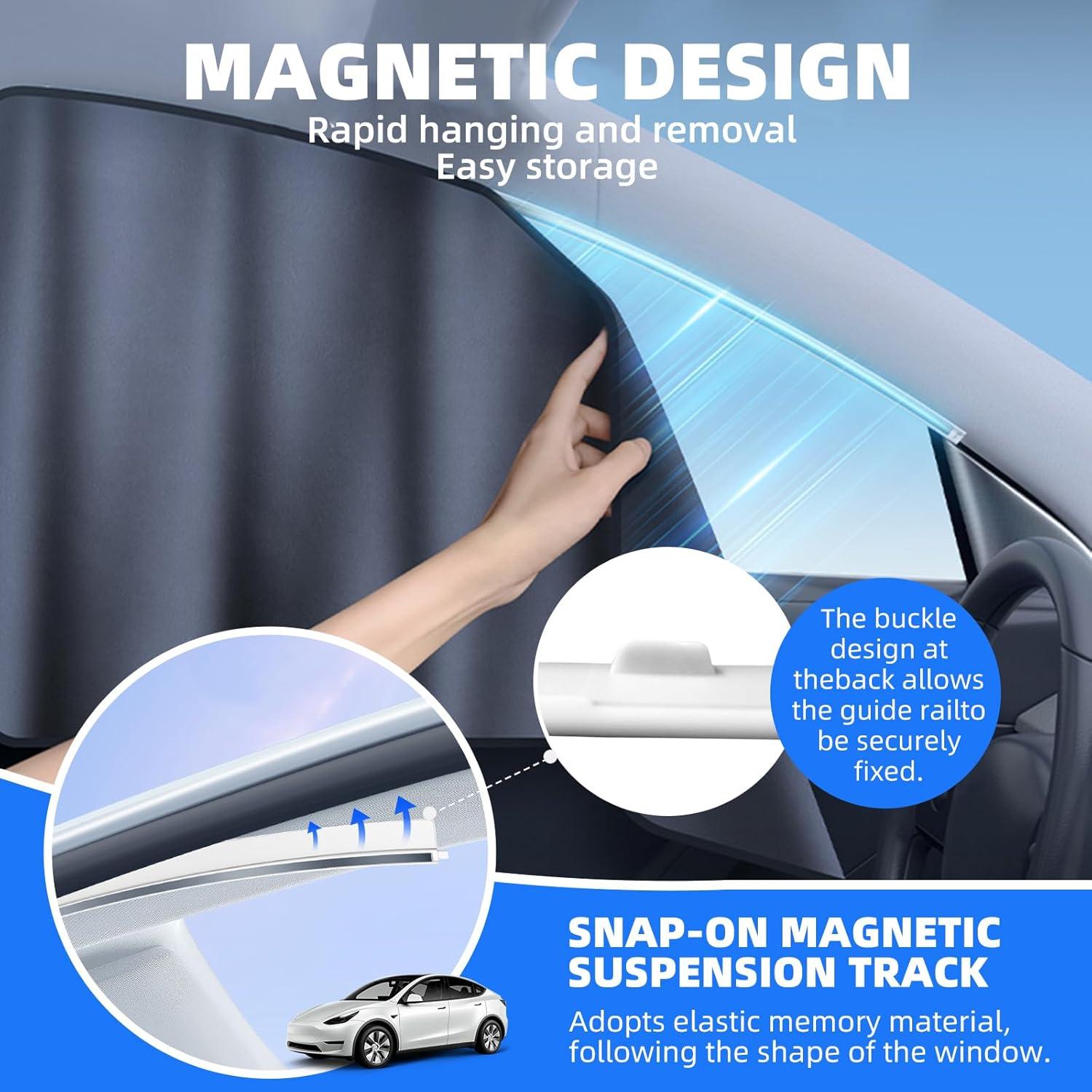 Toldo Magnético para Ventana Lateral Tesla Model 3 2025