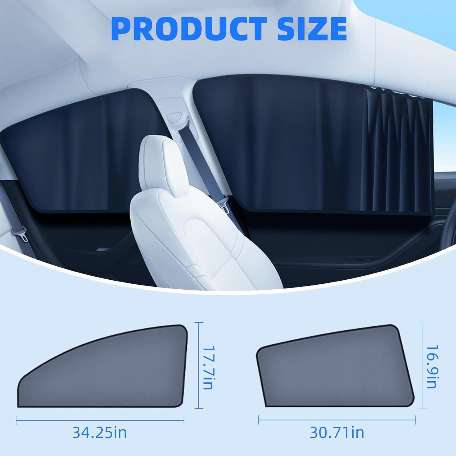 Toldo Magnético para Ventana Lateral Tesla Model 3 2025