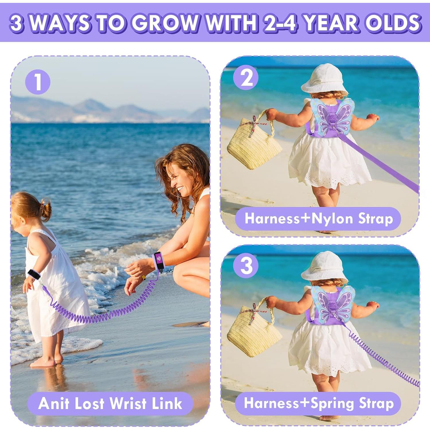 Correa de Seguridad para Niños Lehoo Castle 1-5 Años Mariposa