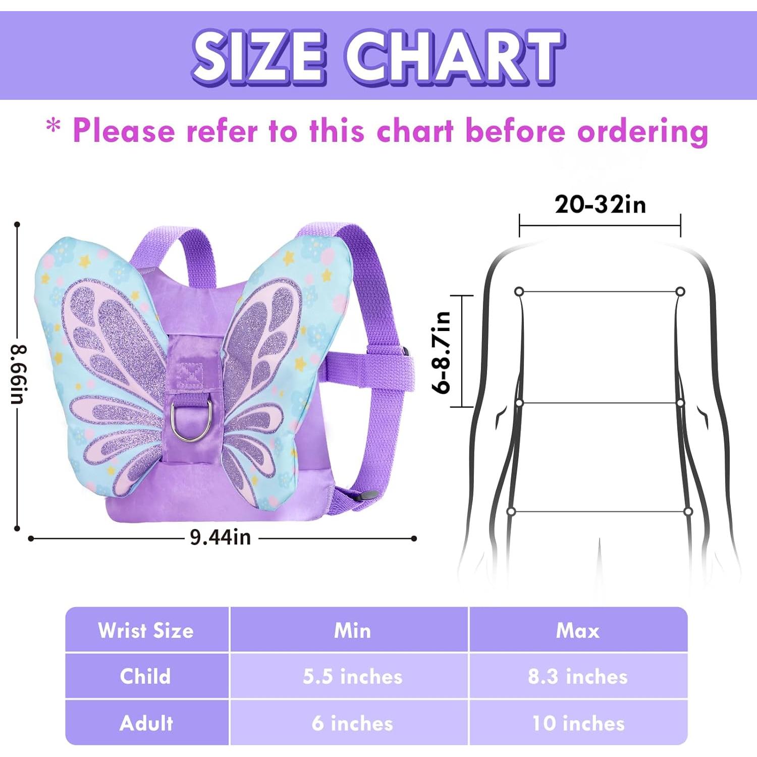 Correa de Seguridad para Niños Lehoo Castle 1-5 Años Mariposa