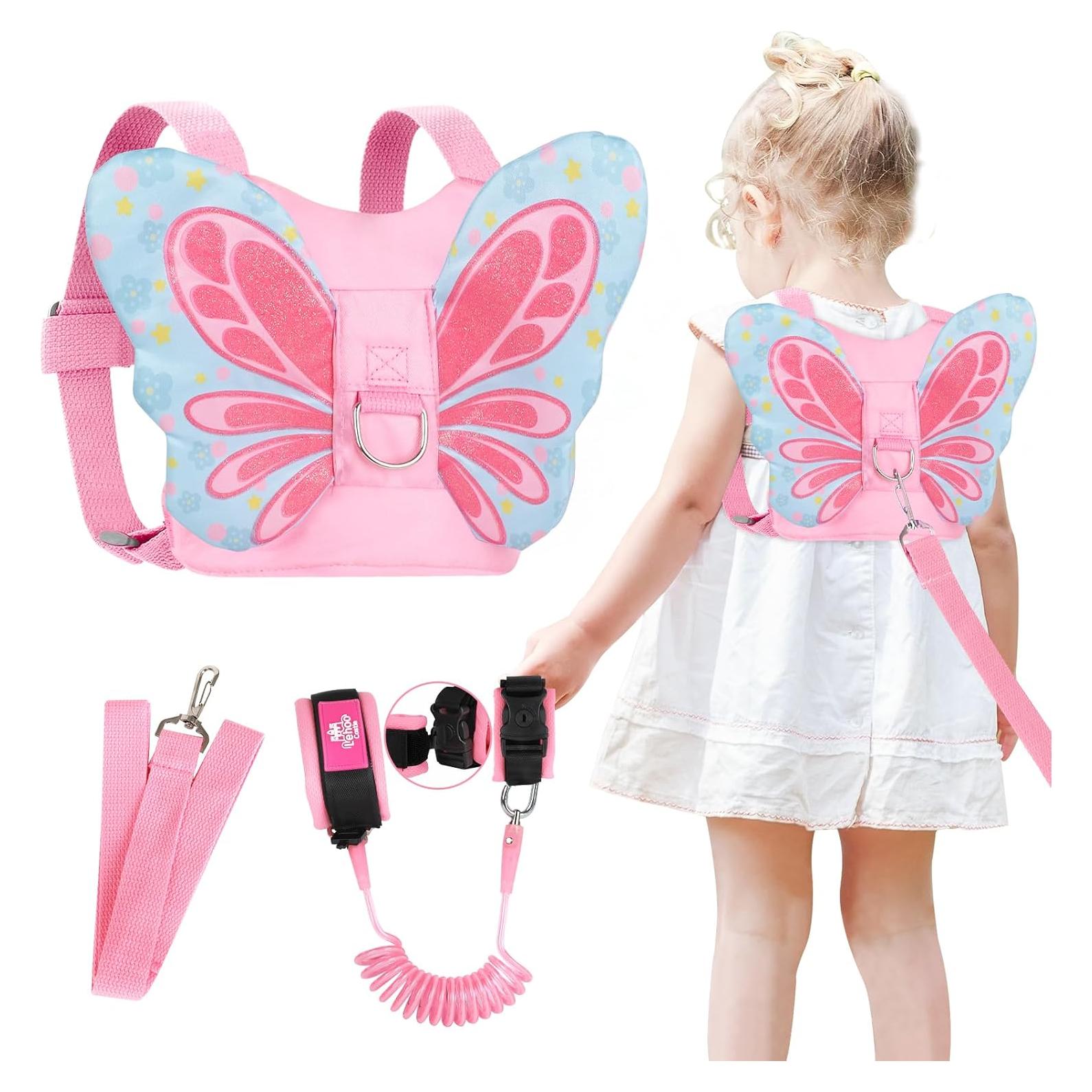 Correa de Seguridad para Niños Lehoo Castle Mariposa Rosa 1.5m