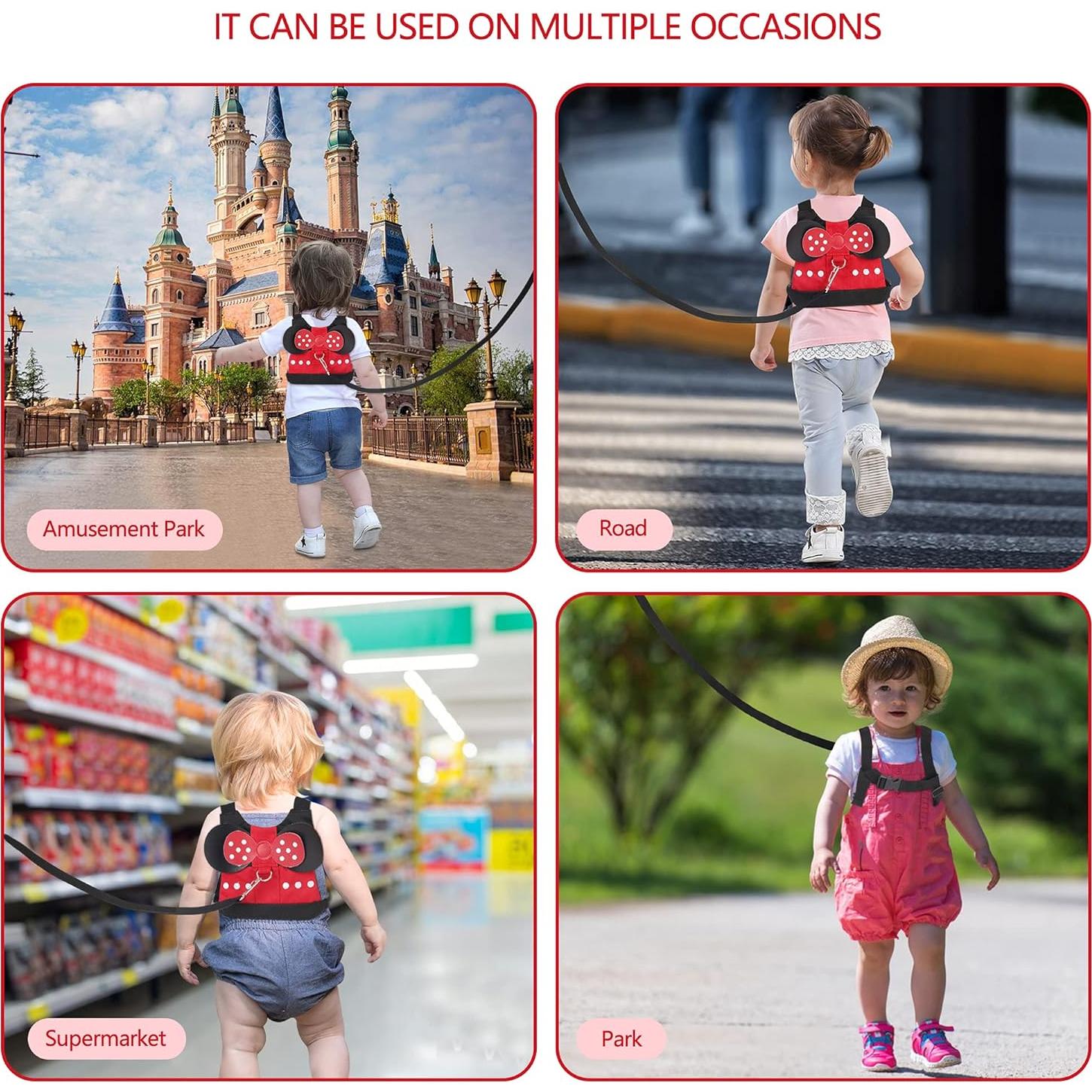 Arnés de Seguridad para Niños Pequeños con Correa 160 cm