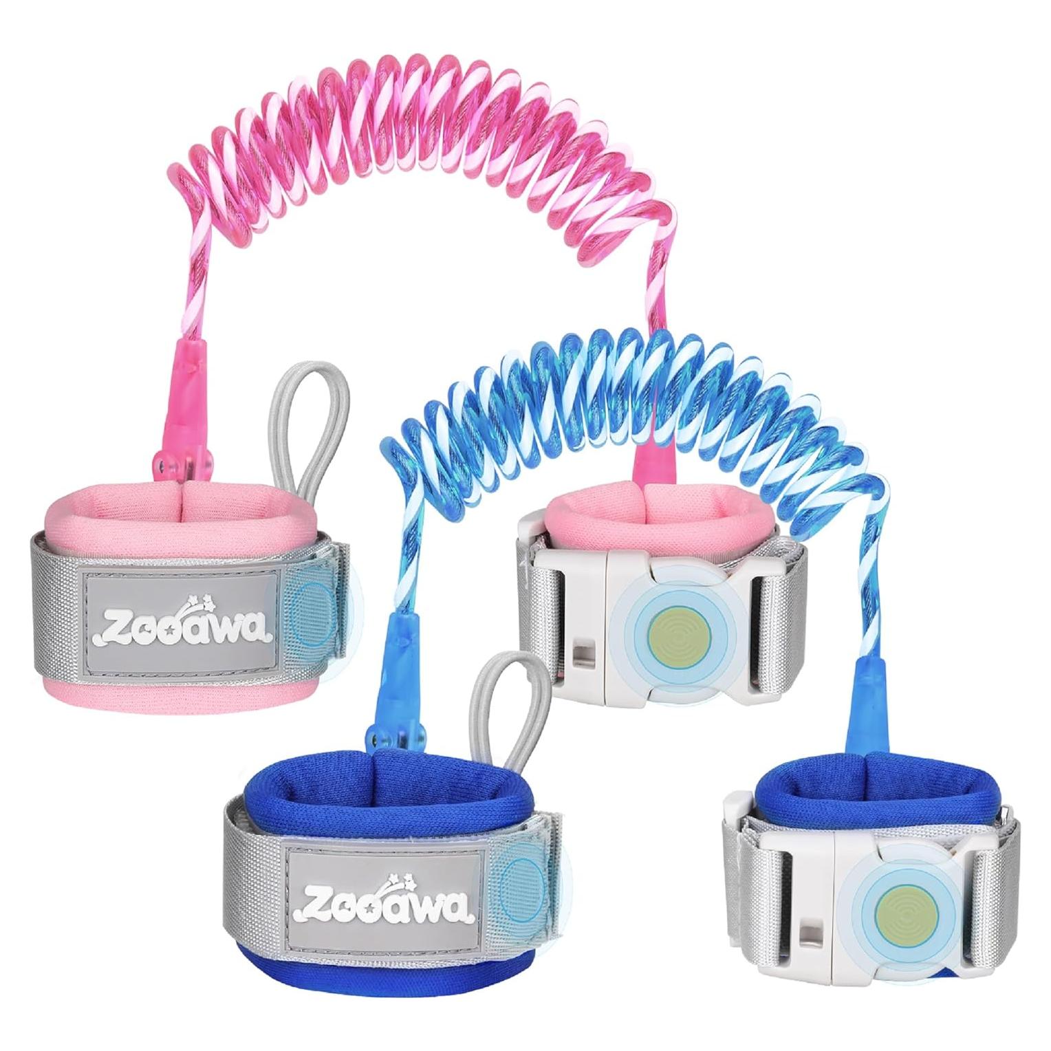 Arnés de Seguridad para Niños Zooawa 2Pack Azul y Rosa