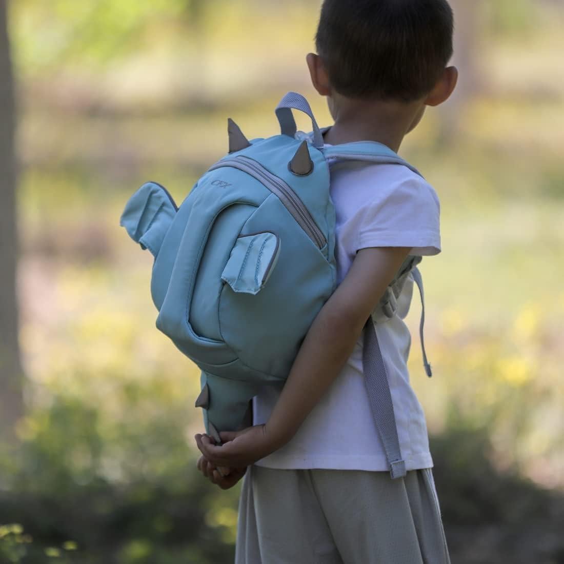 Mochila para Niños Pequeños CFX Dinosaurio con Correa de Seguridad
