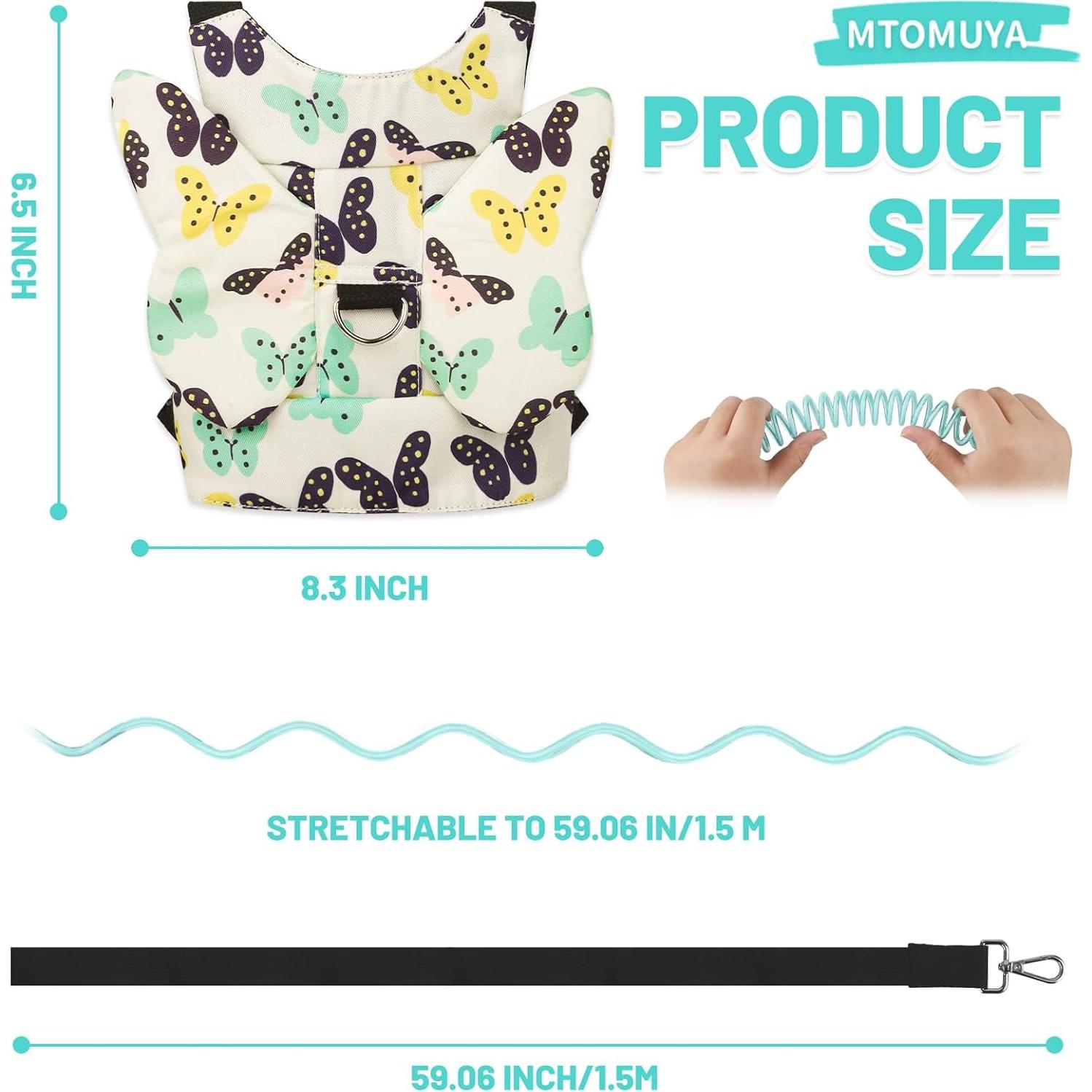 Arnés Antipérdida para Niños MTOMUYA - Correa Ajustable 1.5m