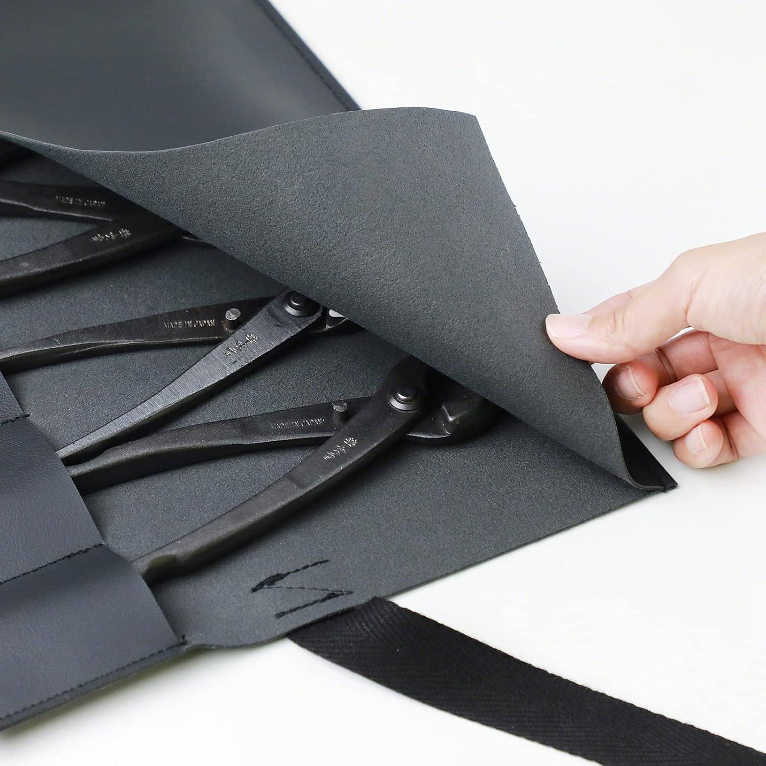 Funda de Herramientas de Bonsái Wazakura en Cuero Sintético 7 Bolsillos