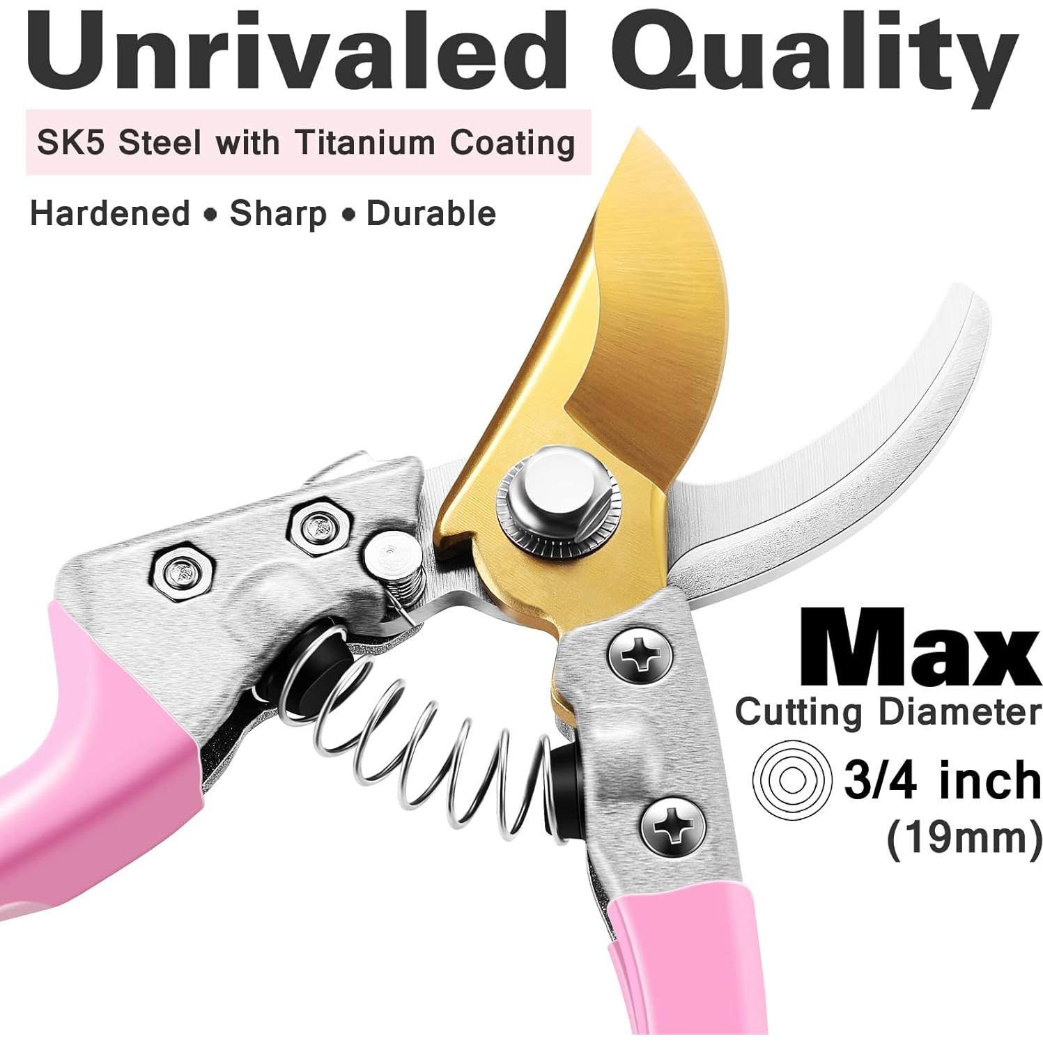 Juego de Herramientas de Jardín YANZI 11 Piezas Rosa