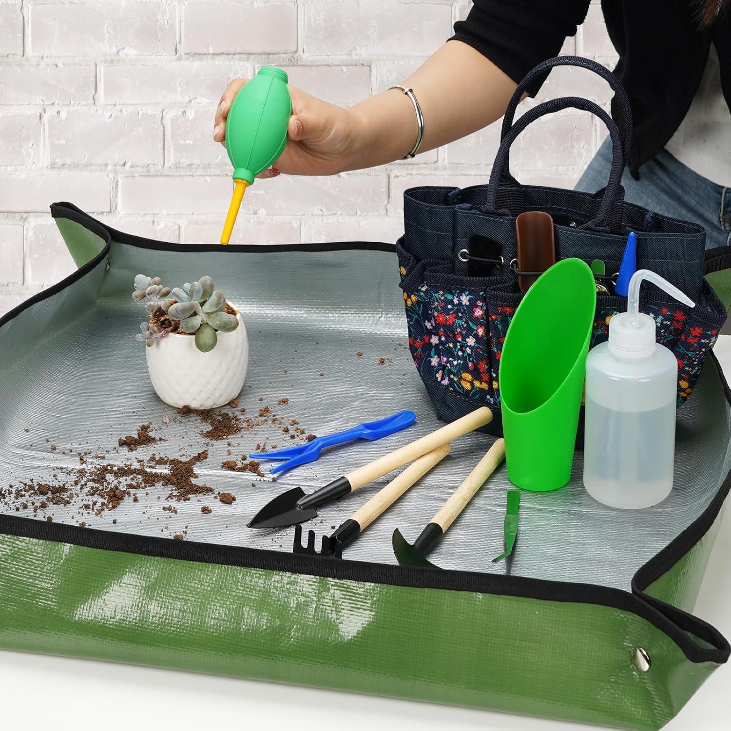 Kit de Herramientas para Suculentas Permade 13 Piezas con Bolsa