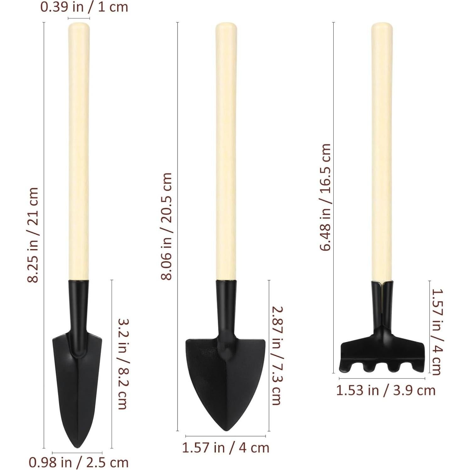 Set de Mini Herramientas de Jardinería DOITOOL - 3 Piezas