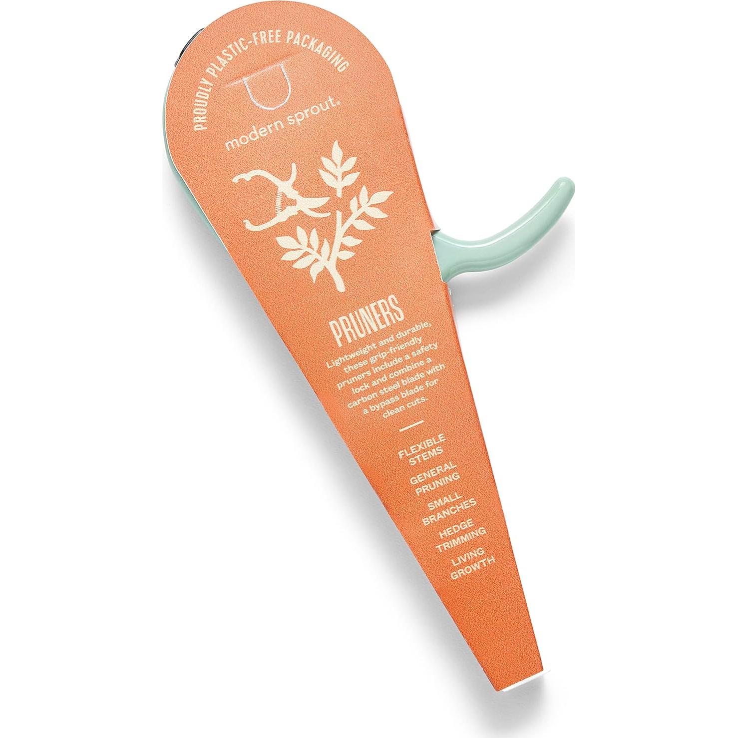 Tijeras de Podar Modern Sprout - Acero al Carbono - Verde
