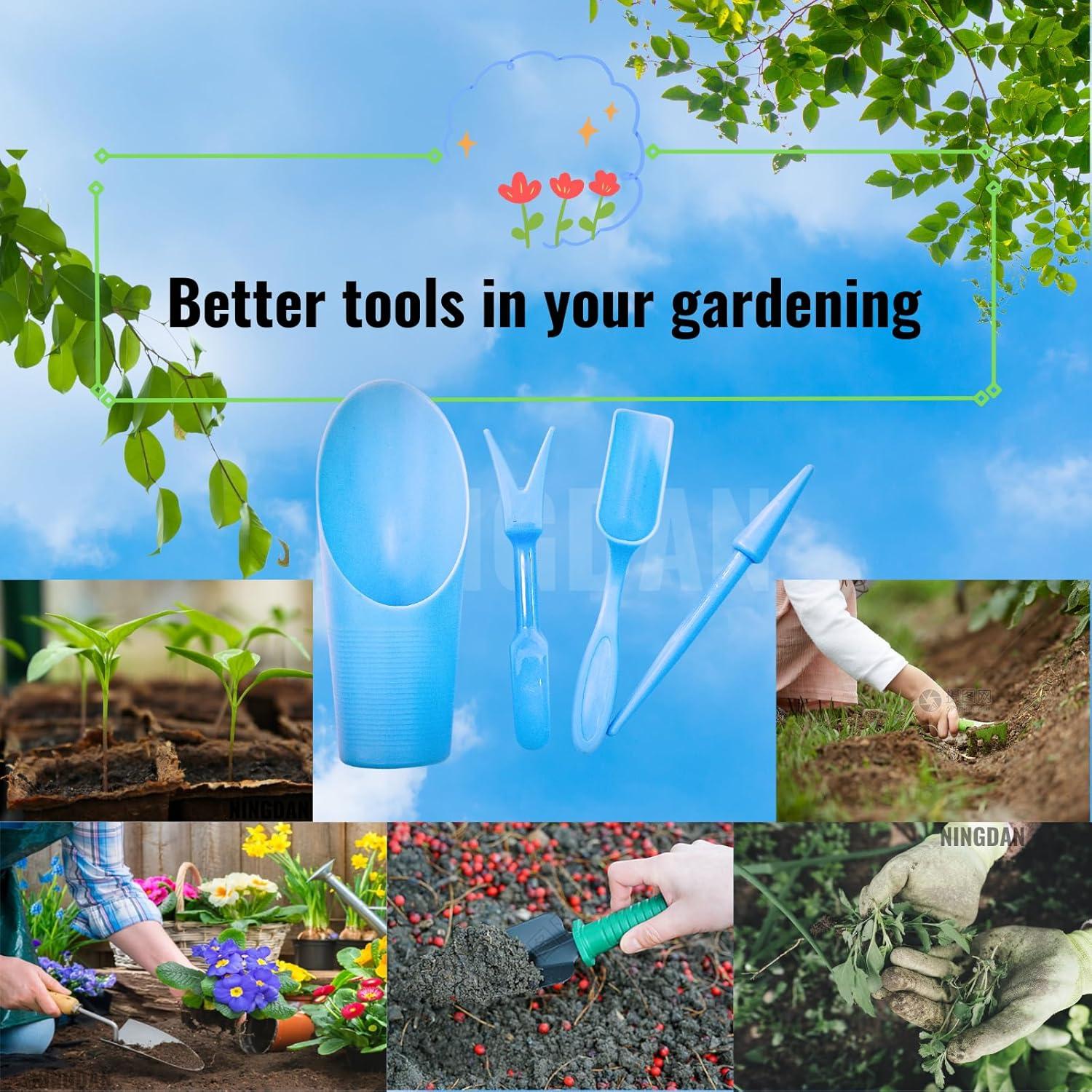 Kits de Herramientas de Jardín NINGDAN para Suculentas 4 Pcs